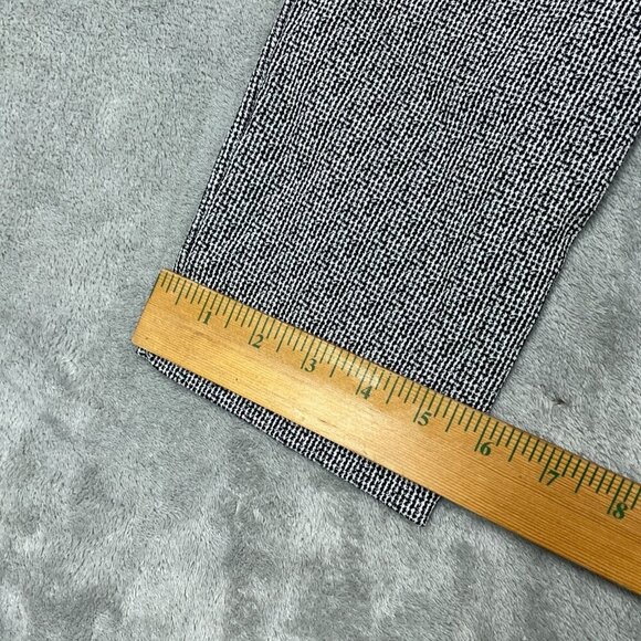 Calvin Klein Womens Size 8 Black & White Slim Fit Pants a0258 - Picture 3 of 9